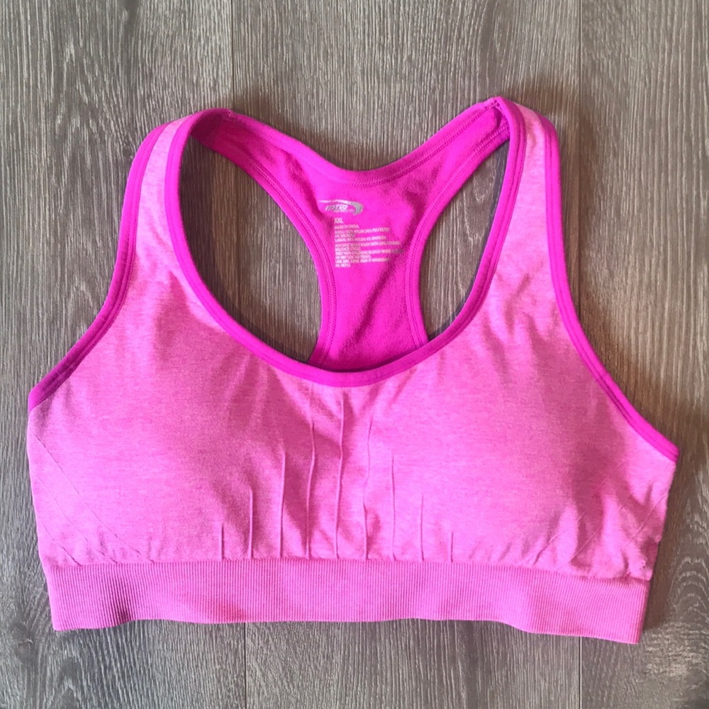 Pink Sports Bra